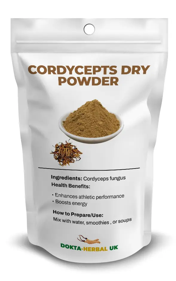 Cordycepts dry powder Dokta Herbal UK