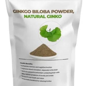 Ginkgo Biloba Powder, Natural Ginko Improve H. Quality memory Enhancer Dokta Herbal UK