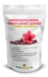 HIBISCUS Flowers, Dried Loose Leaf Dokta Herbal UK